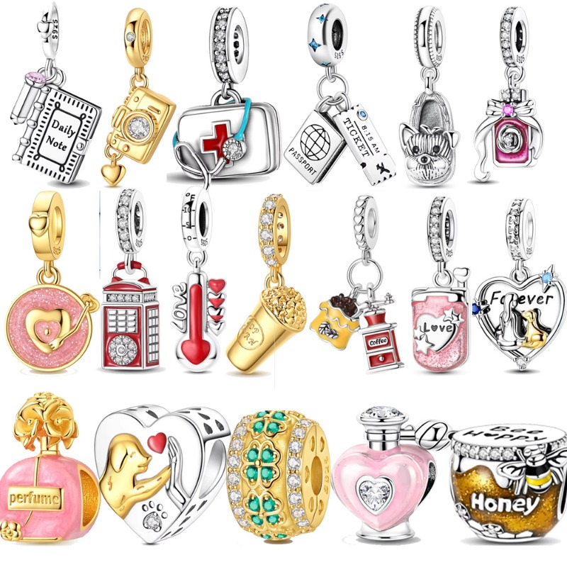 Travel Accessories Jewelry - Perles de charme en argent sterling