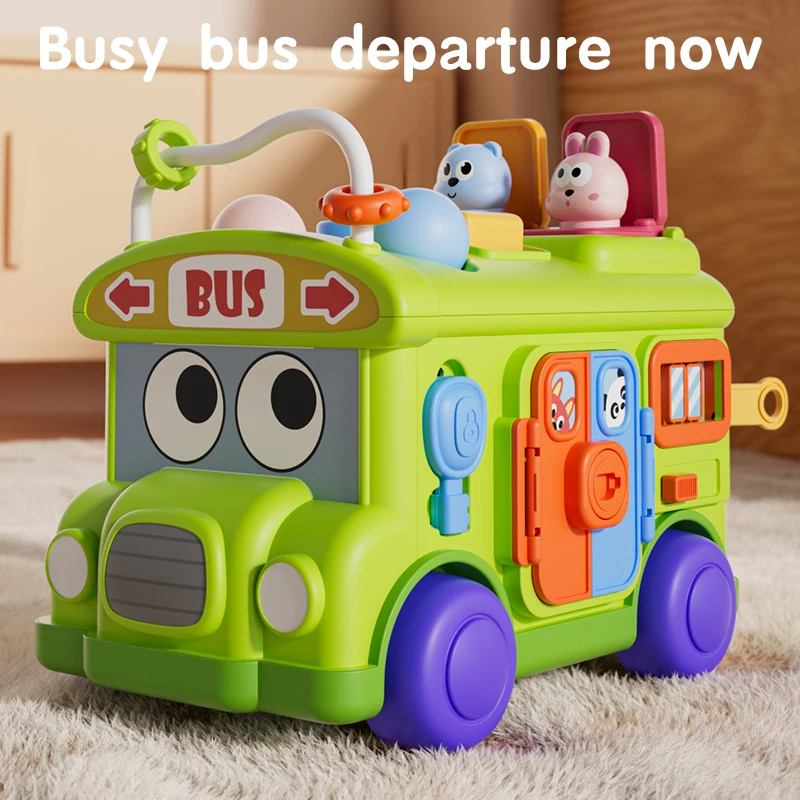 Travel Accessories Baby - Jouet éducatif Montessori pour bébé, bus