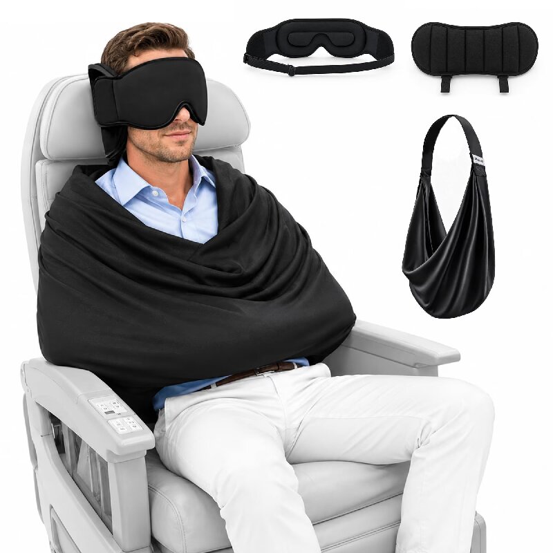 Kit de sommeil pour avion 3-en - Travel Accessories Long Flight avis et prix