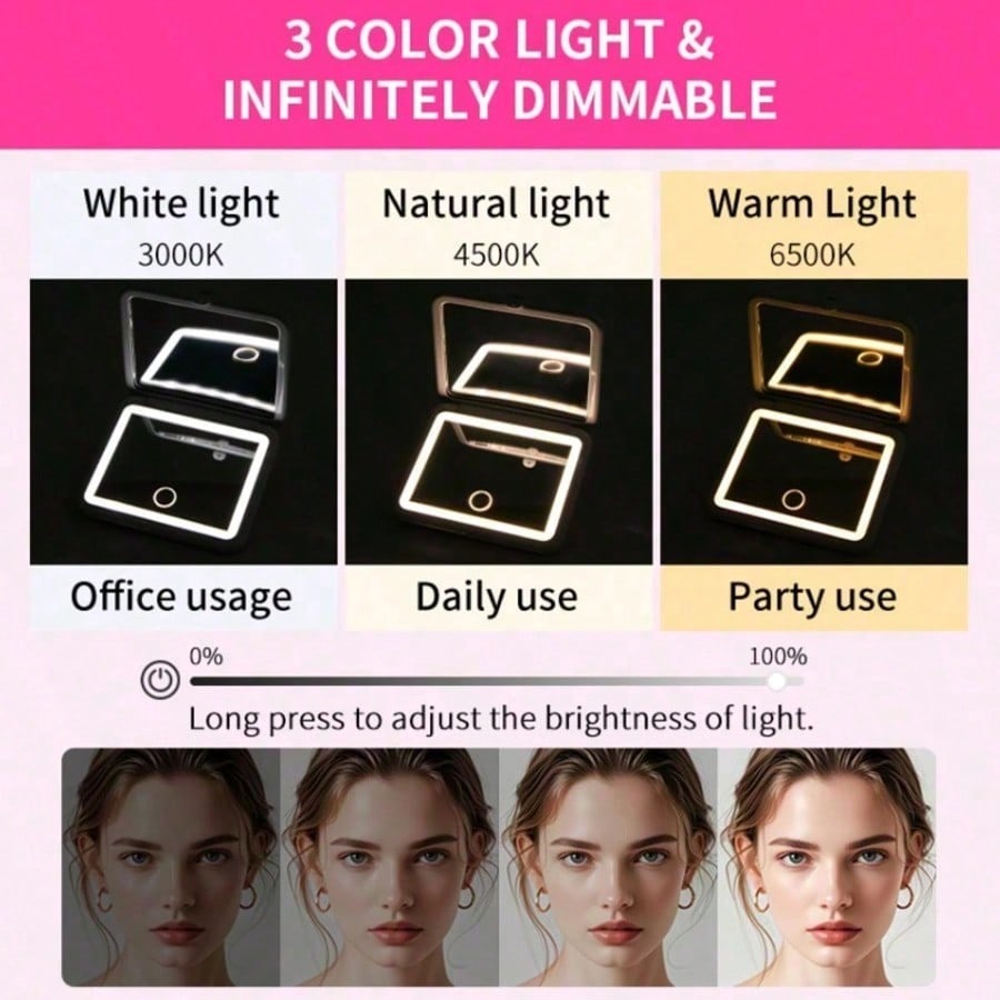Miroir de maquillage à écran t - Travel Accessories As Gifts avis et prix